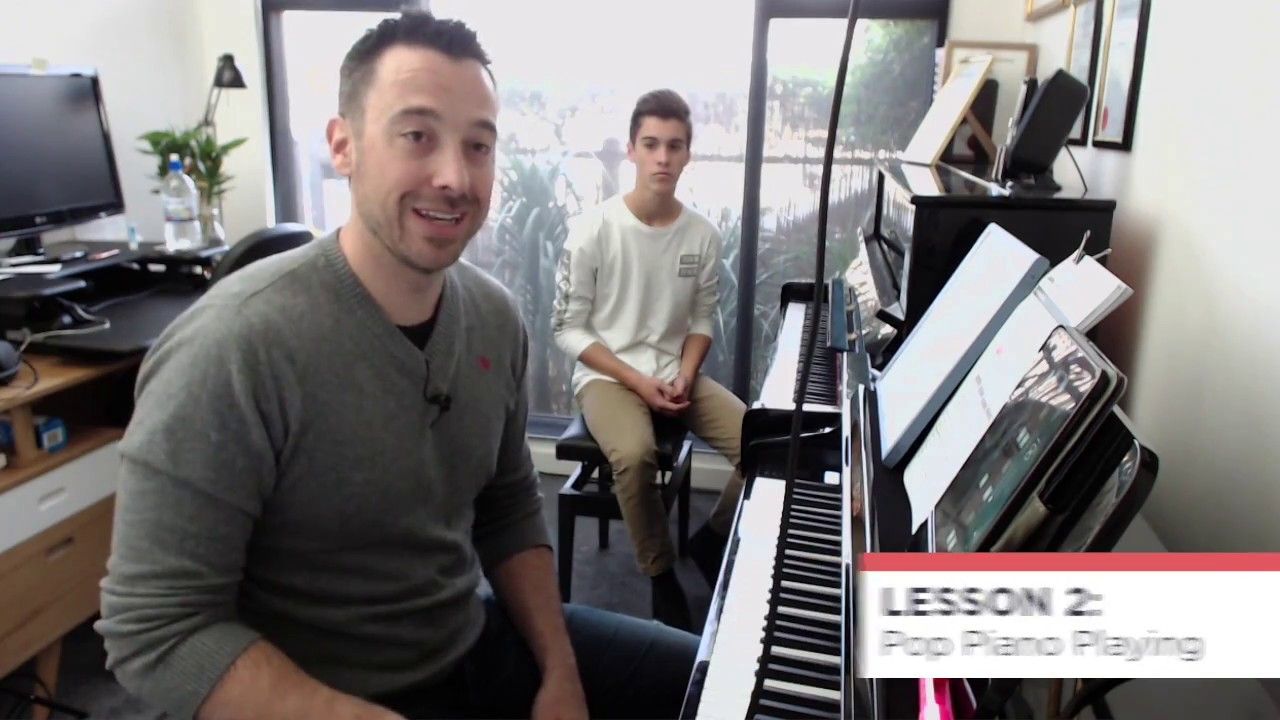 Tim teaching Lesson 2 of 4 Chord Composing: pop piano playing